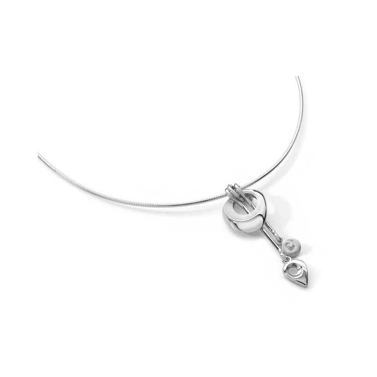 Crest Sterling Silver Necklet - 15117