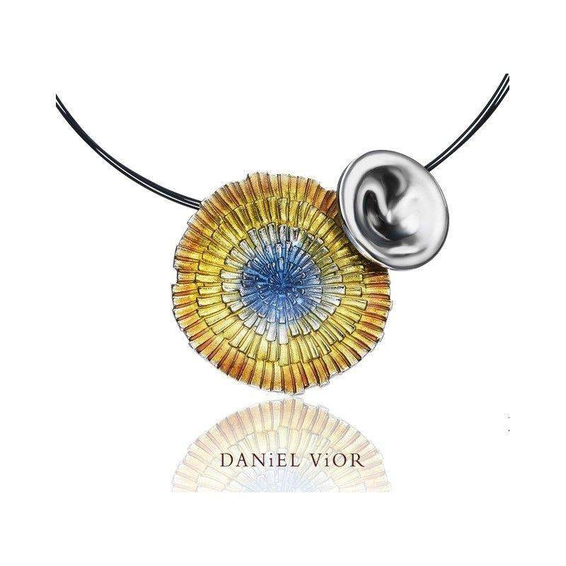Daniel Vior Basia Solaris Enamelled Necklaces - 766104-Ogham Jewellery