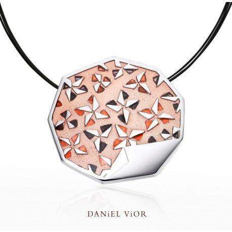 Daniel Vior Kirigami Enamel Necklaces - 766630-Ogham Jewellery