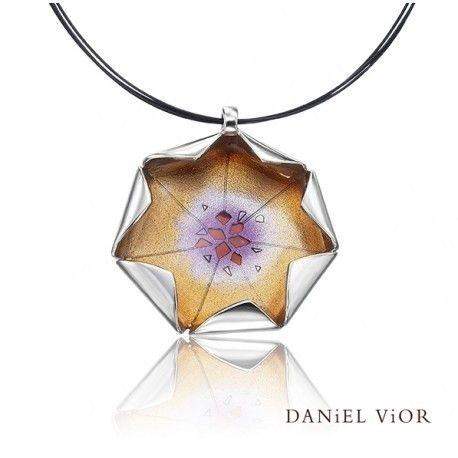 Daniel Vior Loto Enamel Necklaces - 766731-Ogham Jewellery