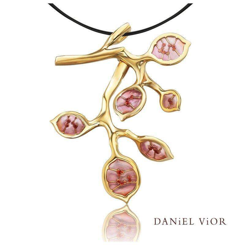 Daniel Vior Lunaria Enamel Necklaces - 766900-Ogham Jewellery