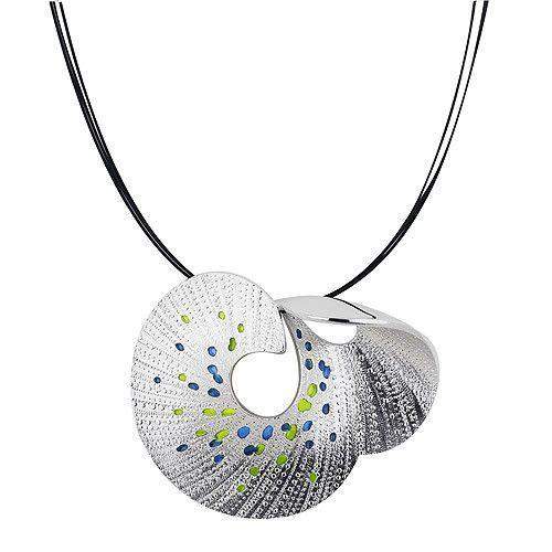 Daniel Vior Silver & Enamel Designer Necklace - Devenir-Ogham Jewellery