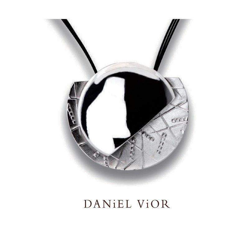 Daniel Vior Silver &amp; Enamel Designer Necklace - Pecten-Ogham Jewellery