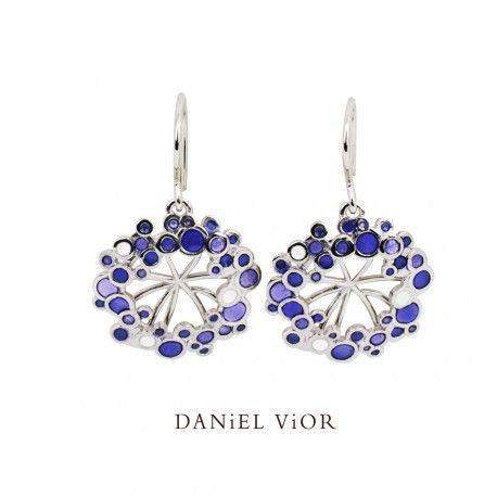 Daniel Vior Silver Umbela Designer Earrings -736411-Ogham Jewellery