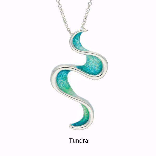 EP384 Ortak Silver And Enamel Pendant-Ogham Jewellery