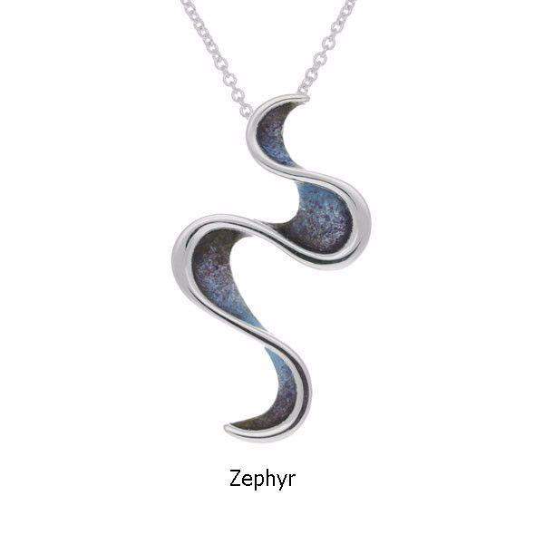 EP384 Ortak Silver And Enamel Pendant-Ogham Jewellery