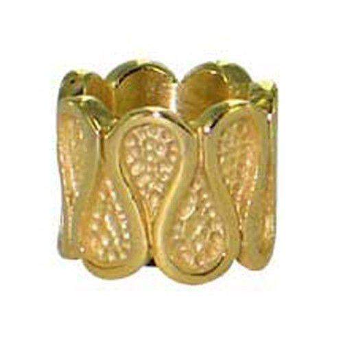 Gold Plated Spacer bead.-Ogham Jewellery