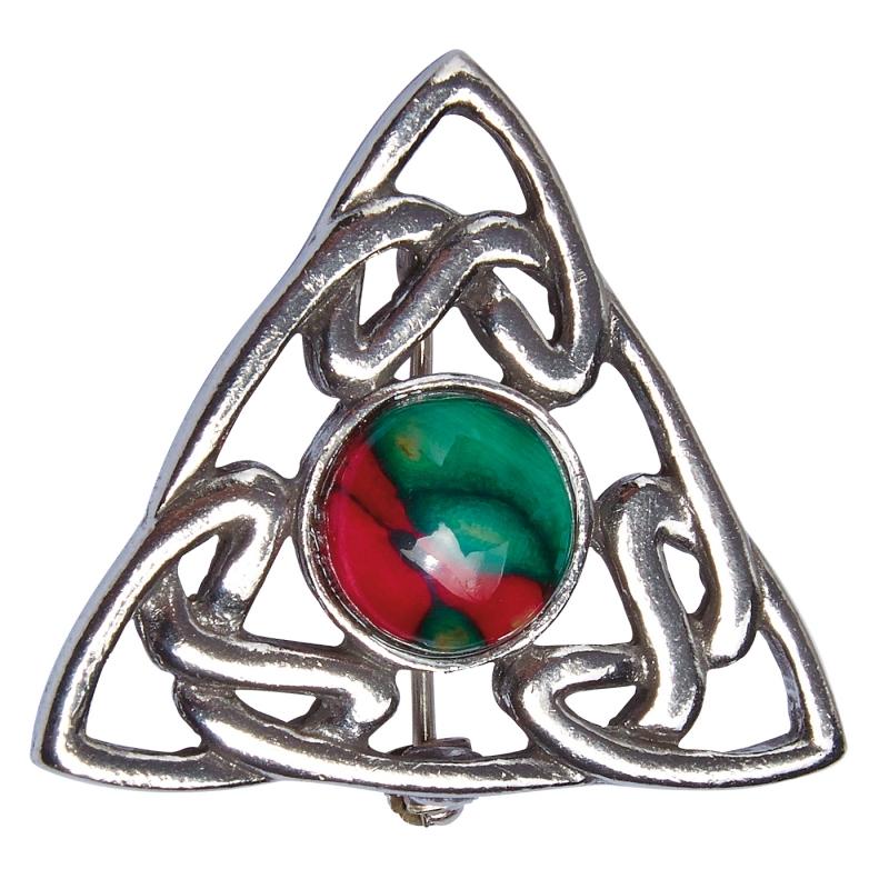 Heather Celtic Brooch - HB54-Ogham Jewellery