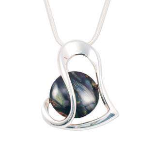 Heather Heart Pendant - HP94-Ogham Jewellery