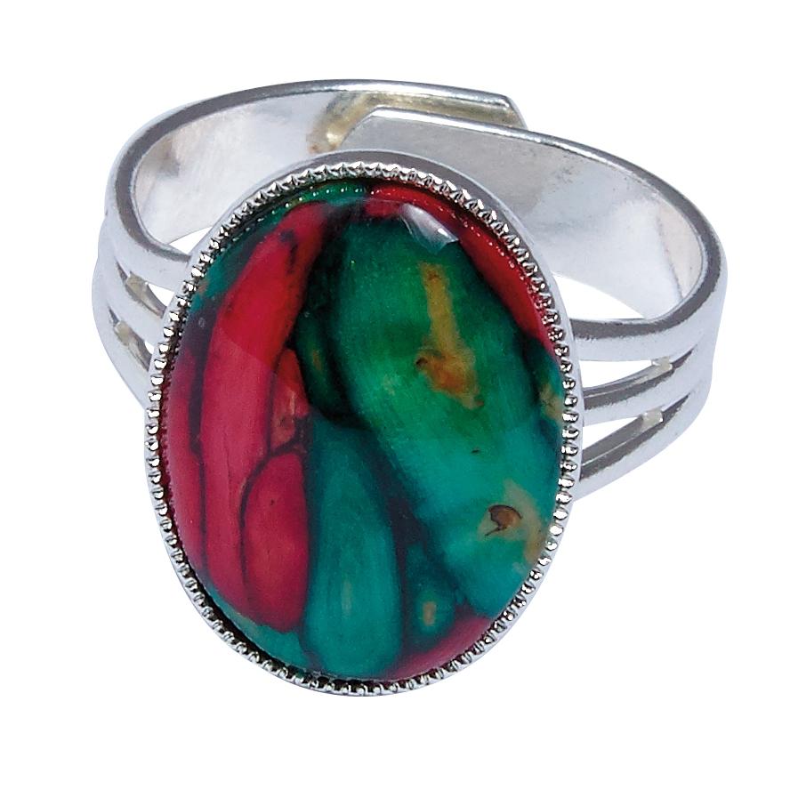 Heather Large Oval Ring - HR1-Ogham Jewellery