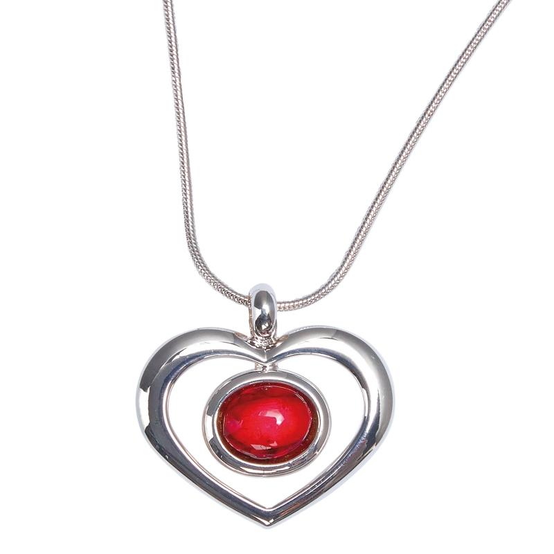 Heather Open Heart Pendant - HP21-Ogham Jewellery