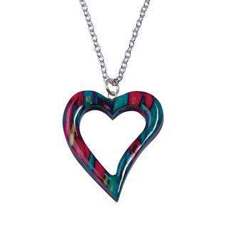 Heather Open Heart Pendant - HP40-Ogham Jewellery