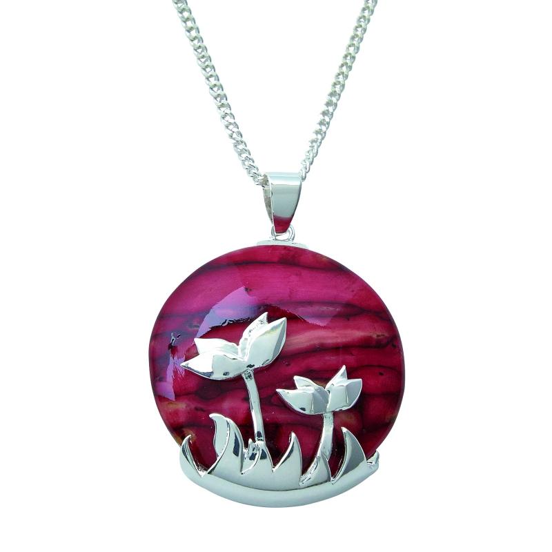 Heather Primula Scotia Pendant - HP97-Ogham Jewellery