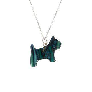 Heather Scottie Dog Pendant - SP202-Ogham Jewellery