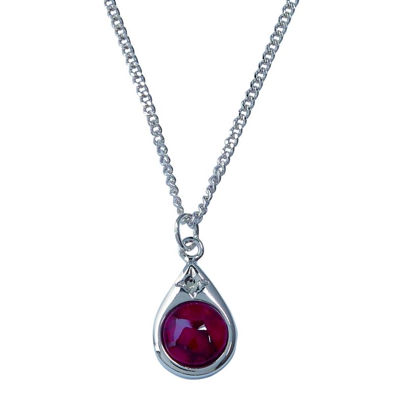 Heather Small Teardrop Pendant - HP15-Ogham Jewellery