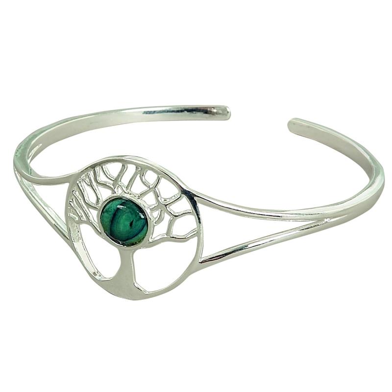 Heather Tree of Life Bangle - HBA24-Ogham Jewellery