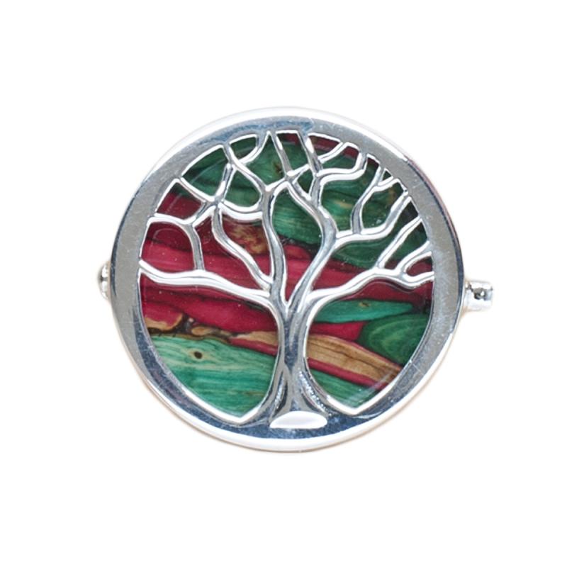 Heather Tree of Life Brooch - HB79-Ogham Jewellery