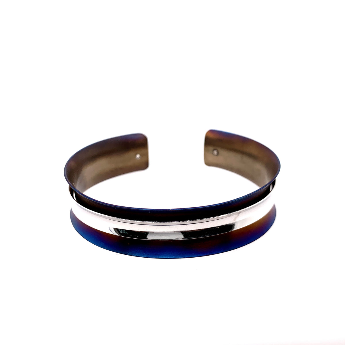 Titanium and Silver Bangle 590