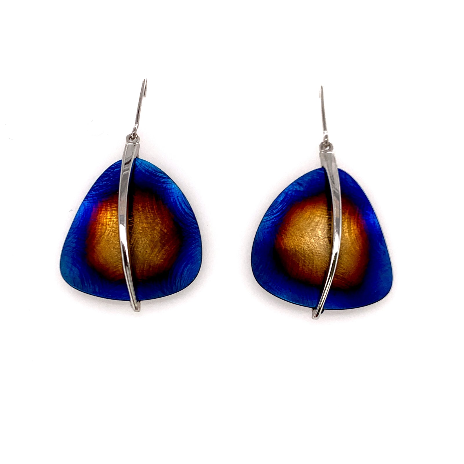 Titanium and Silver Earrings 543 LBJ