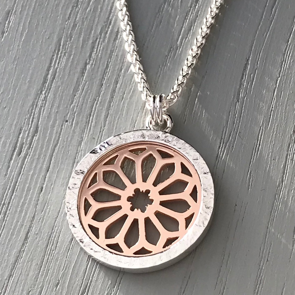 Rose Window Medium Pendant - CRJ-41MPR