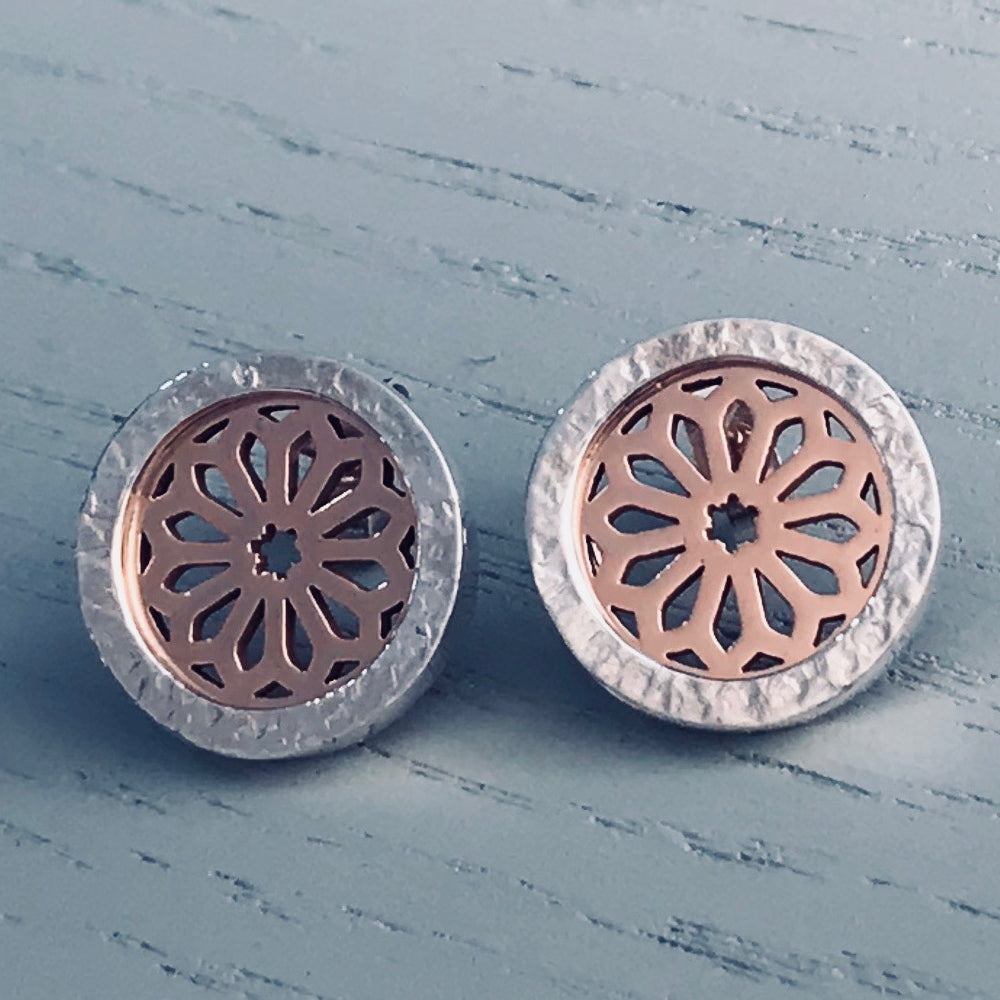 Rose Window Earrings - 41ES