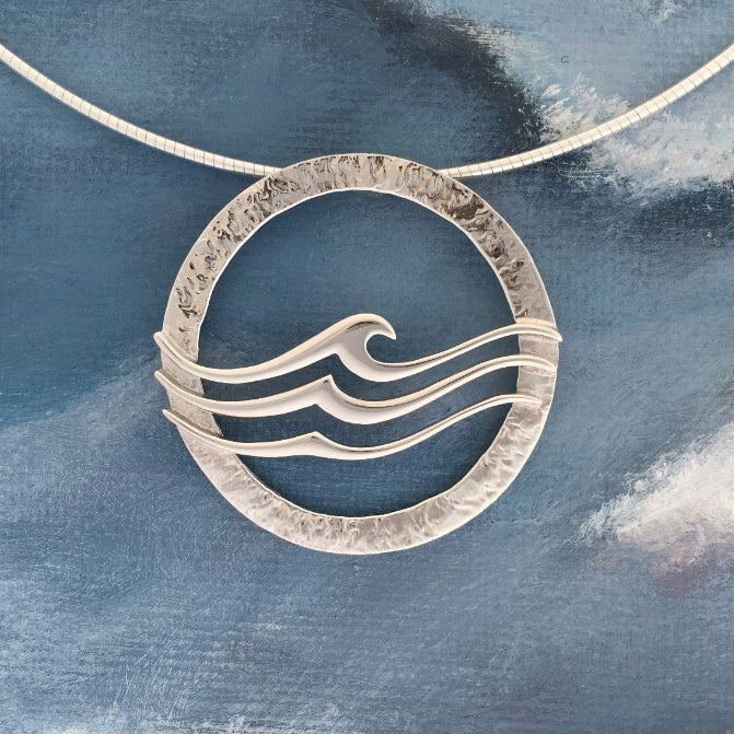 Wave Large Pendant - 30P