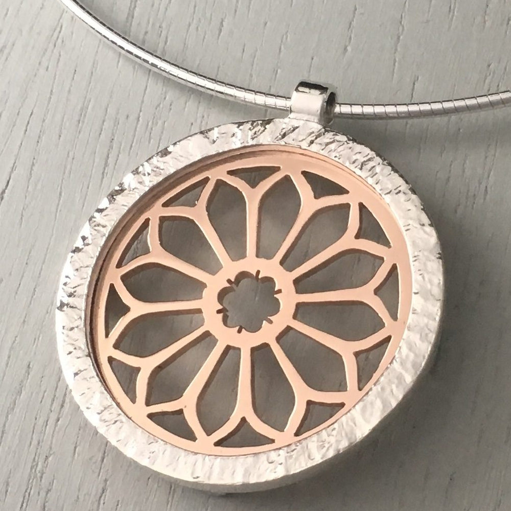 Rose Window Necklet - CRJ-41PR