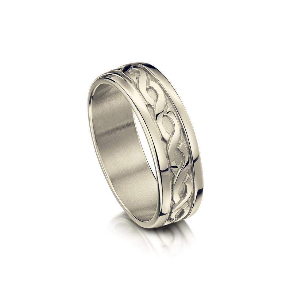SALE* 6mm Wedding Ring 9ct Rose Gold & Palladium 950, Round Diamond RRP  £800 | eBay