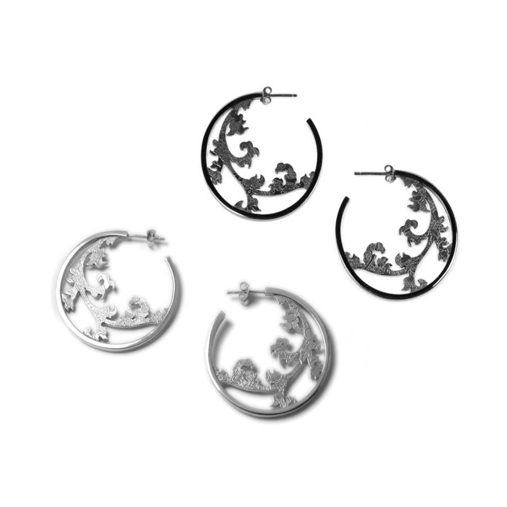 Open Filigree Earrings - LAP007