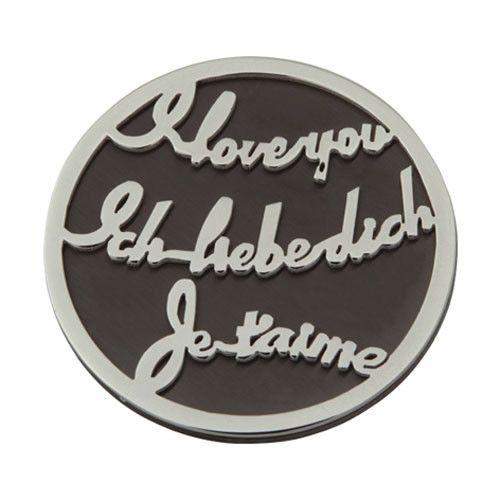 &quot;Love Is The Answer To All Questions&quot; Coin - Large-Ogham Jewellery