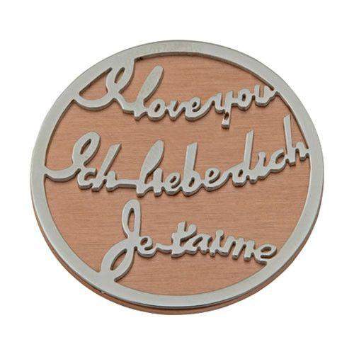 &quot;Love Is The Answer To All Questions&quot; Coin - Large-Ogham Jewellery