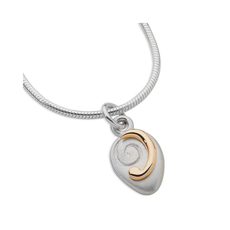 Lyradale Sterling Silver or Silver and 9ct Yellow Gold Pendant - 12048_1 Aurora