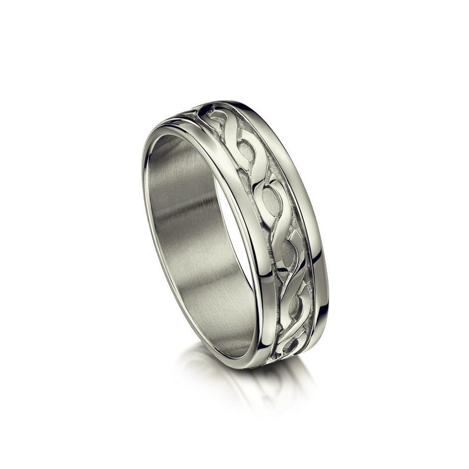 Platinum celtic wedding bands online