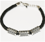 Mens Leather Bracelet CUD 495-81-Ogham Jewellery