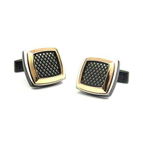 Mens Titanium Cufflinks-Ogham Jewellery