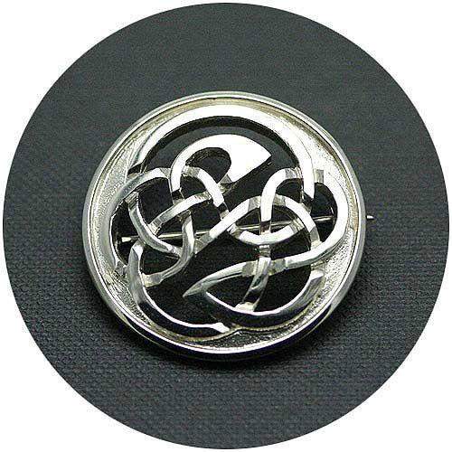 Silver 2025 celtic brooch