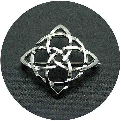 Mithril Silver Celtic Brooch C26-Ogham Jewellery