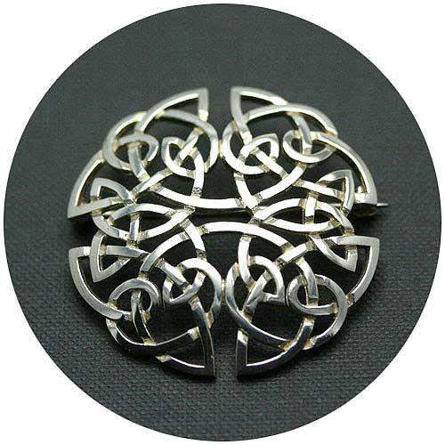 Mithril Silver Celtic Brooch C54-Ogham Jewellery
