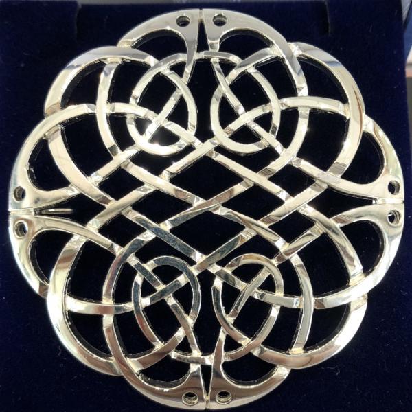 Mithril Silver Celtic Brooch KB2-Ogham Jewellery