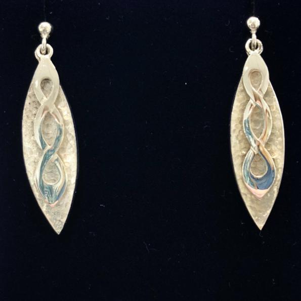 Mithril Silver Celtic Earrings C80 E-Ogham Jewellery