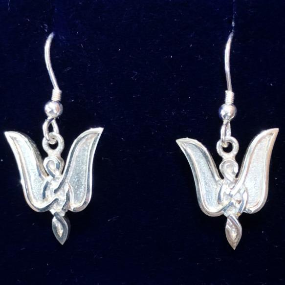 Mithril Silver Celtic Earrings CA4-Ogham Jewellery