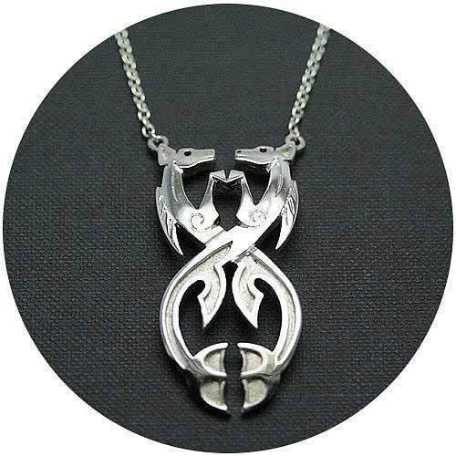 Mithril Silver Celtic Necklace 025B-Ogham Jewellery