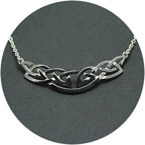 Mithril Silver Celtic Necklace 071B-Ogham Jewellery
