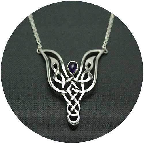 Mithril Silver Celtic Necklace CA1-Ogham Jewellery
