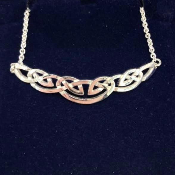 Mithril Silver or Gold Celtic Necklace C64-Ogham Jewellery