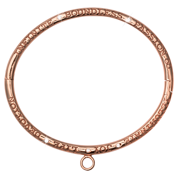 Nikki Lissoni Charm Bangle - B1071RG21-Ogham Jewellery