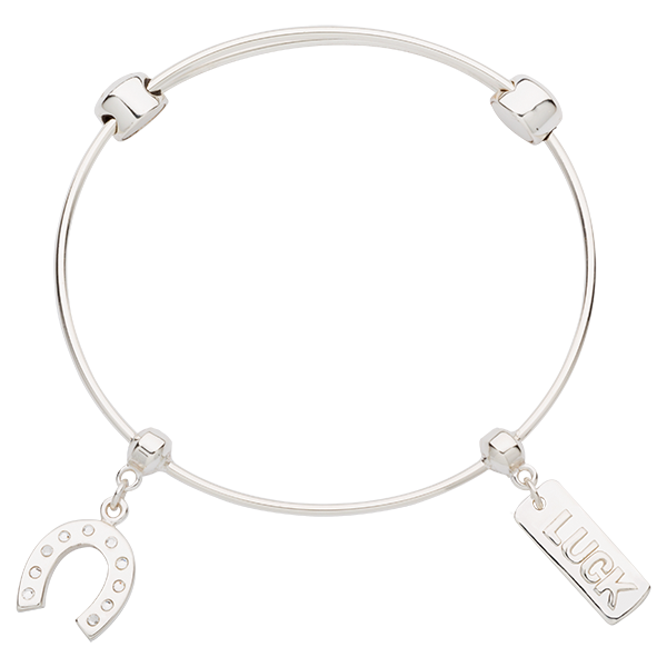 Nikki Lissoni Luck Charm Bangle - B1160S-Ogham Jewellery