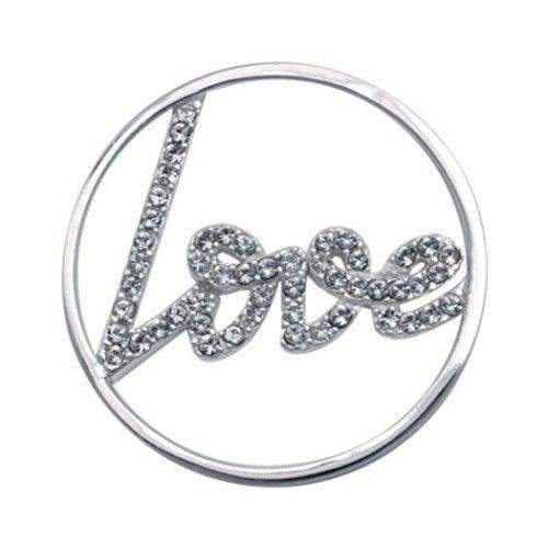 Nikki Lissoni Sparkling Love Coin C1003SM-Ogham Jewellery