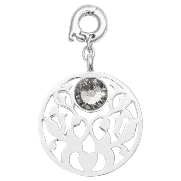 Nikki Lissoni Vintage Flower Charm - D1118GL-Ogham Jewellery