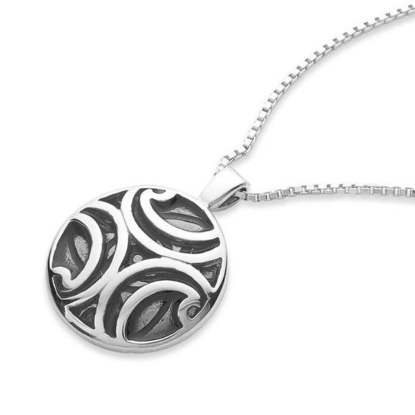 Oronsay Colourful Sterling Silver Pendant - NO332 Celtic Art.